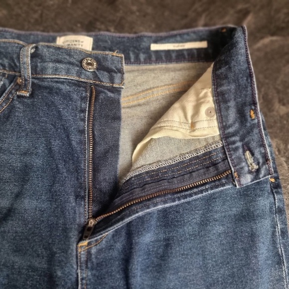 Citizens Of Humanity Blue Straight Leg Jeans - Picture 7 of 10